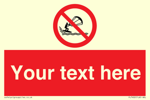 Custom No kite surfing